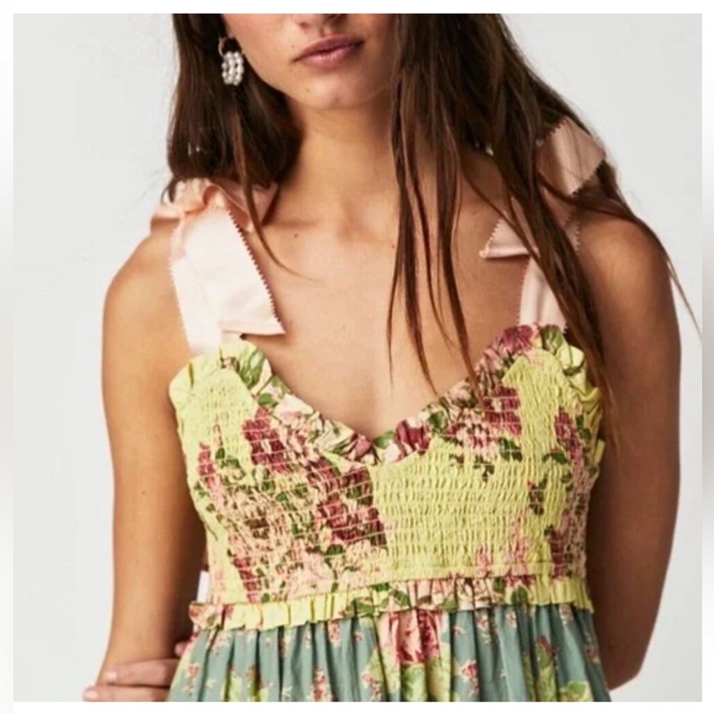 Free people bluebell, floral maxi dress - Picture 2 of 6